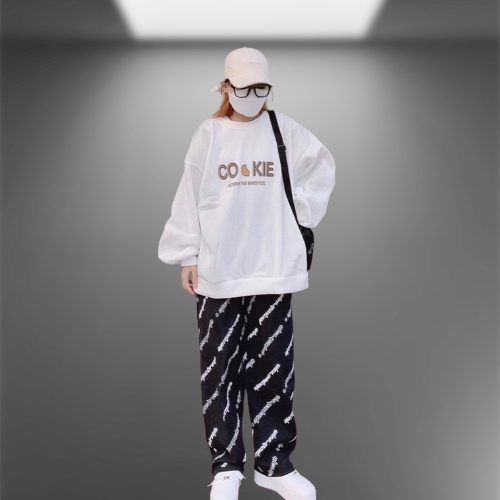 Áo Sweater Trắng In Bánh Cookie, Áo Sweater Dày Dặn Siêu Xinh Hot Trend Anne Boutique Mã 594