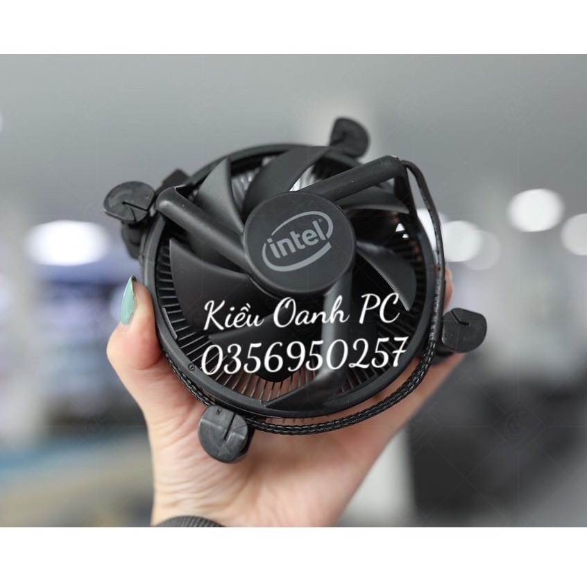 Quạt CPU, Fan CPU Intel Gen10, 11 Stock lõi đồng kèm sẵn keo tản nhiệt zin