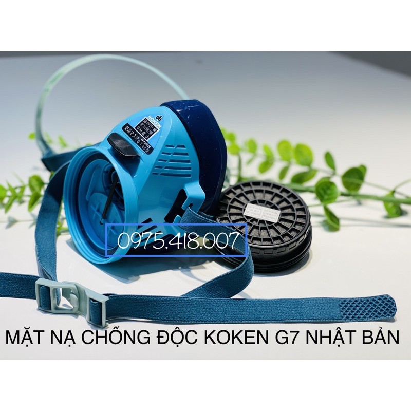 Mặt nạ phòng độc koken g7 nhật bản 1phin lọc