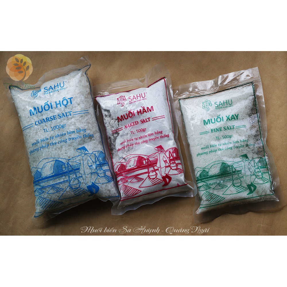 [Sahu] Muối Hầm 500G- Sa Huynh Naked Salt