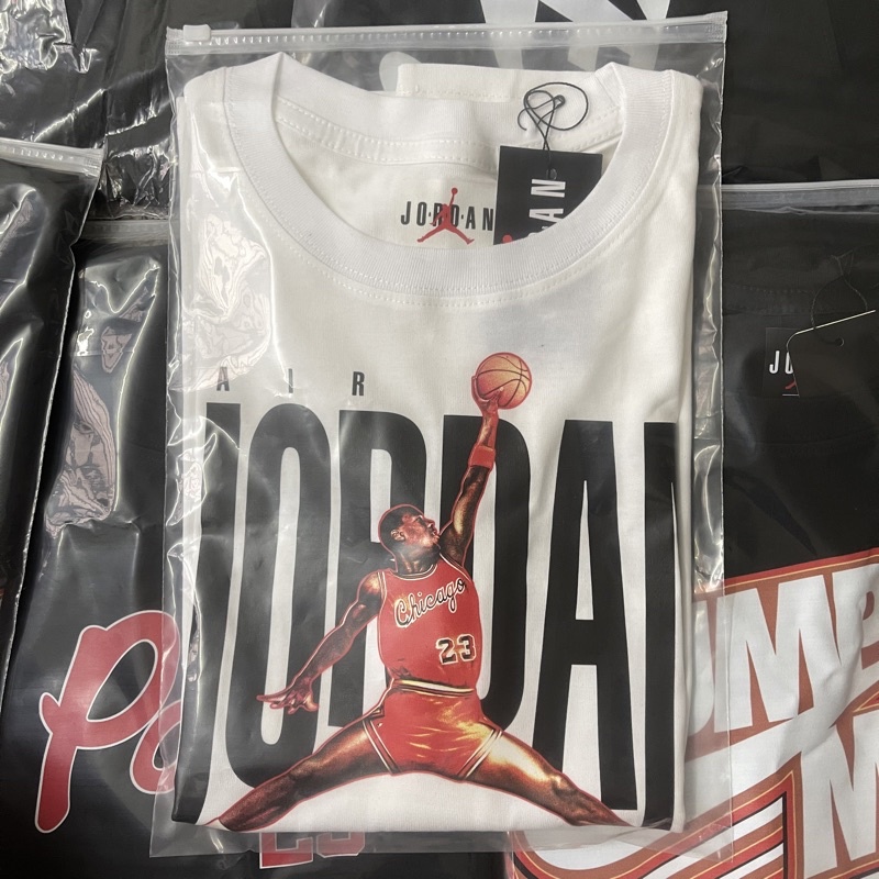 Áo NK Jordan, áo thun cổ tròn form oversize