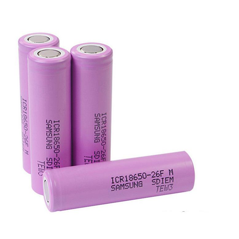 Cell 18650 SAMSUNG 26F dung lượng thực 2600mah (Mới 100%)