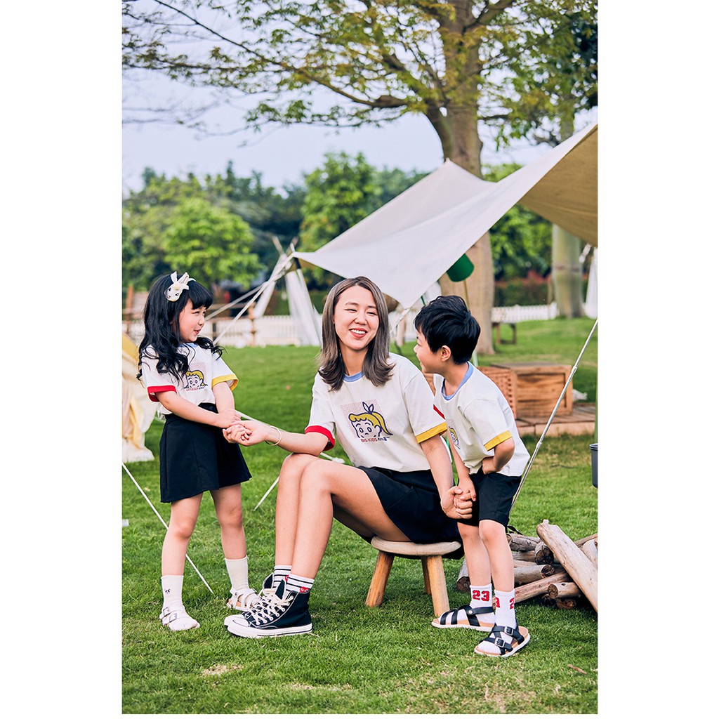 Áo gia đình - Đồng phục gia đình Familylove  (Có hình+video + Logo thương hiệu)  BIG KID