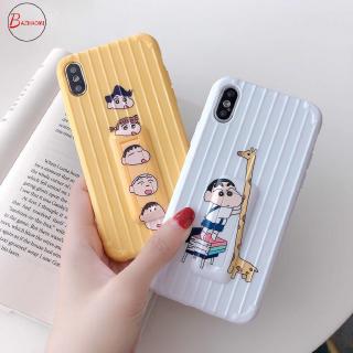 Ốp điện thoại in hình cậu bé bút chì dễ thương cho iphone 6 6s 6 Plus 8 7 Plus X XR XS MAX