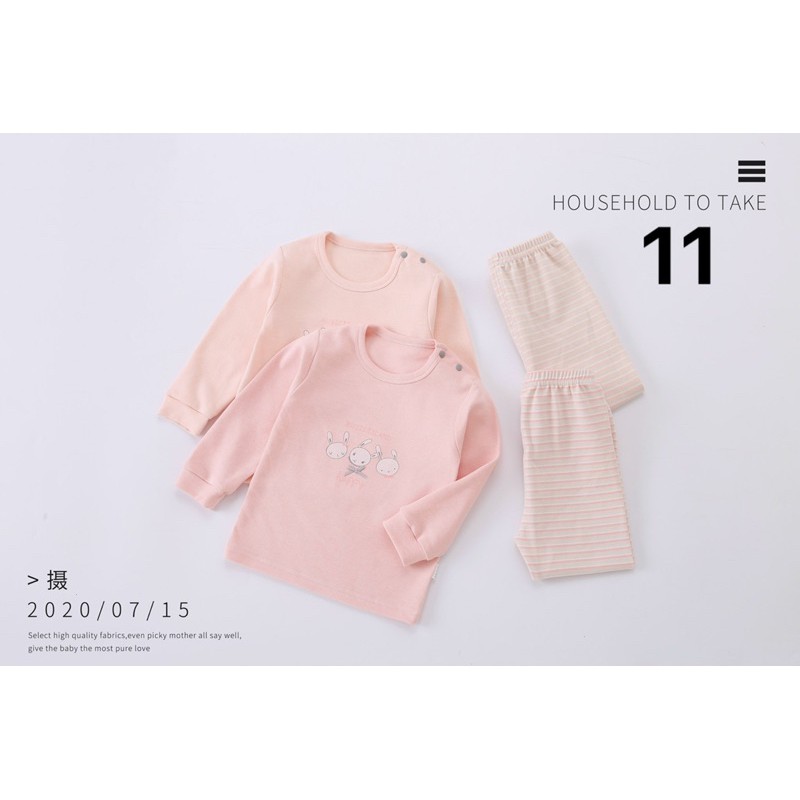 Bộ cài vai cotton nhung dầy nỉ Music Island