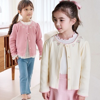 Áo cardigan thêu hoa Bebezoo cho bé gái BEB3CD101