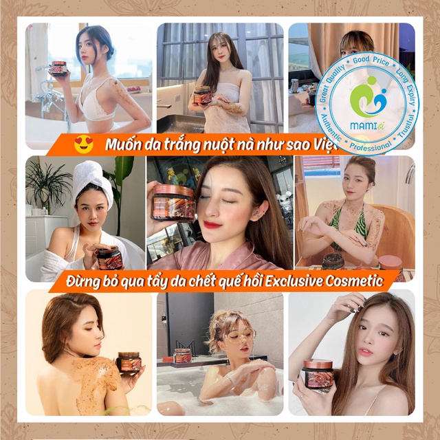 Gel (380g) tẩy da chết toàn thân chiết xuất quế hồi, cafe cho người từ 18 Krasota/ Bilena Gel Scrub Coffee Cinnamon, Nga