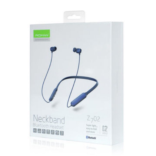 Tai nghe bluetooth V4.1 thể thao Roman Z702 Chính Hãng
