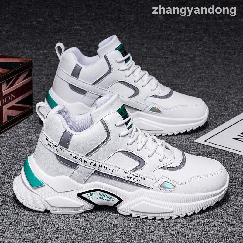 Giày Thể Thao Cổ Cao Phối Nhung Ấm Áp Cá Tính Cho Nam | BigBuy360 - bigbuy360.vn