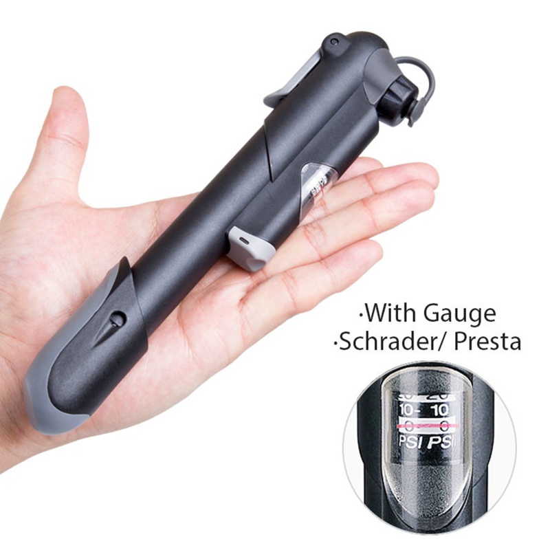 QQ Bơm Xe Đạp Mini Cầm Tay Kèm Giá Đỡ Dành Cho Xe Đạp Leo Núi / BMX