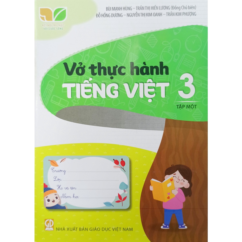 Sách - Combo Vở thực hành Tiếng Việt lớp 3 tập 1+2 (Kết nối tri thức với cuộc sống)