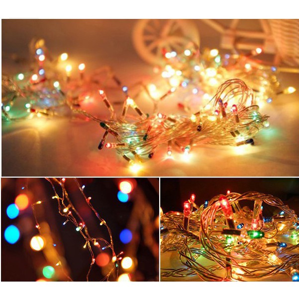 Đèn LED sợi trang trí Tết - tranh vải