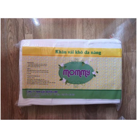 GÓI KHĂN VẢI KHÔ ĐA NĂNG BABY MOMMY (LOẠI 300 TỜ/ GÓI), AN TOÀN CHO BÉ