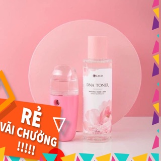 Combo toner dna cá hồi laco tặng kèm máy phun sương