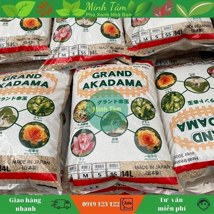 Đất Akadama bao 14 lít size SS-S-M -L