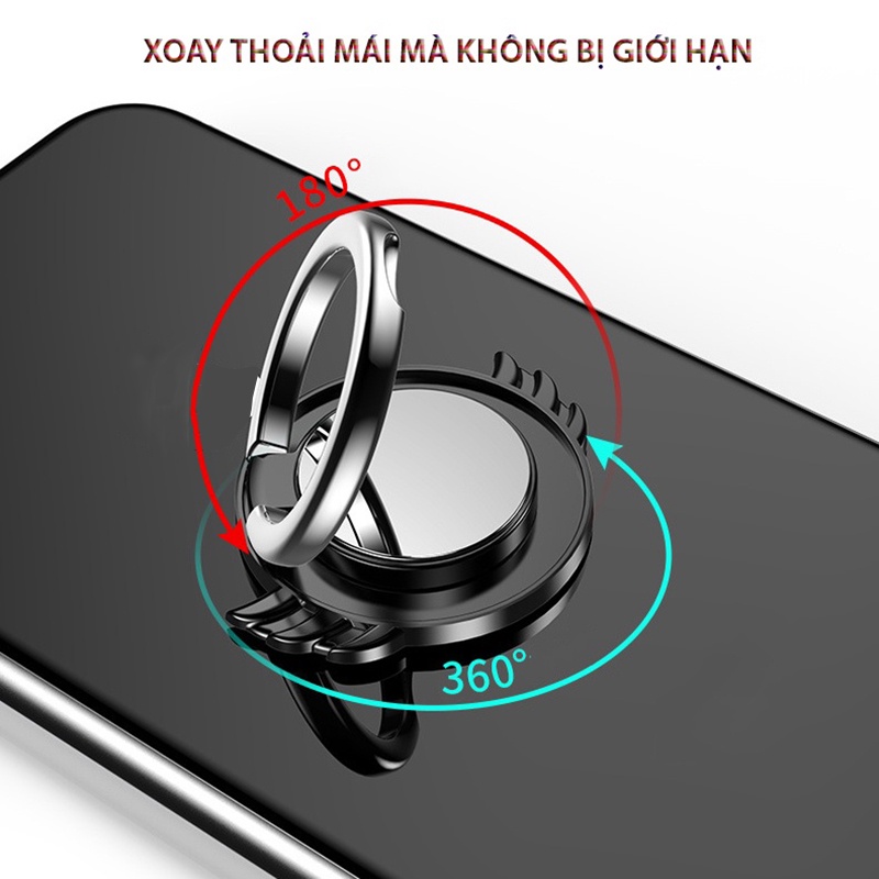 Giá Đỡ Điện Thoại Di Động Hình Đôi Cánh Thiên Thần, Giá Đỡ Dạng Nhẫn Đa Chức Năng Cho Điện Thoại