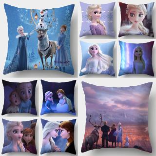 Vỏ Gối In Hình Elsa Hoạt Hình Frozen Trang Trí Phòng Khách (Cần Thiết Lập Tinh Tế)
