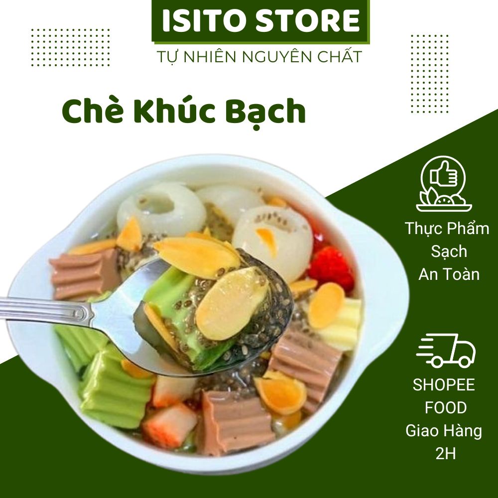 Set Chè Khúc Bạch ISITO Thượng Hạng Set Nguyên Liệu Nấu Chè Khúc Bạch 20 25 Chén