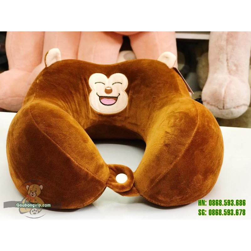 Gối chữ U cao su non💥KO NÓNG💥gối đeo cổ, kê cổ chống mỏi vai gáy nhiều hình thú ngộ nghĩnh