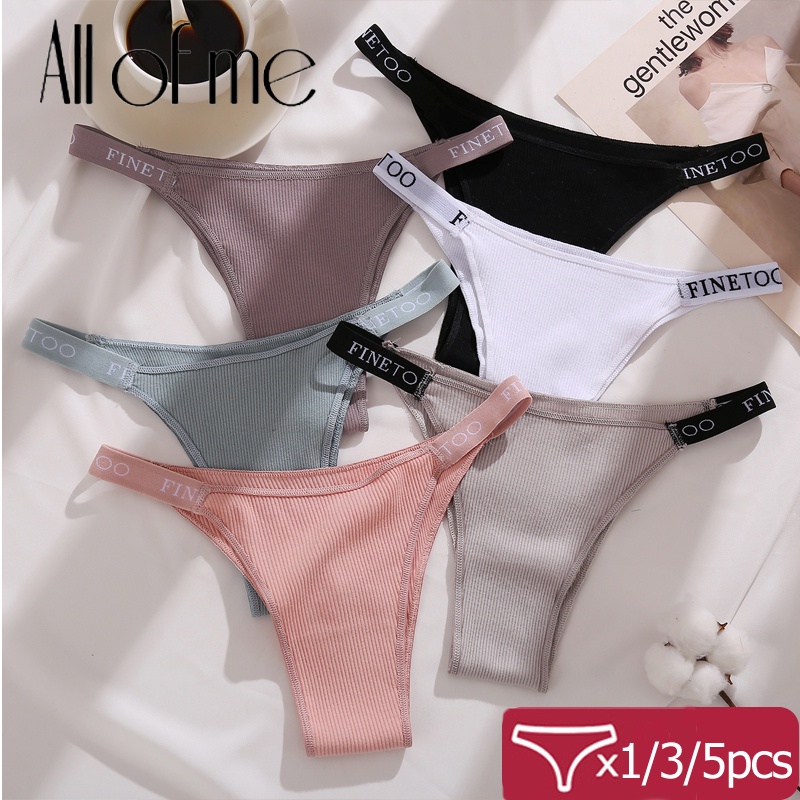 Cute Byte Bộ 1/3/5 quần lót cotton nhiều màu sắc cỡ M-XL