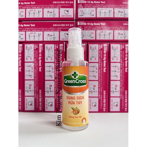 1 chai nước rửa tay khô diệt khuẩn GreenCross dạng xịt | BigBuy360 - bigbuy360.vn