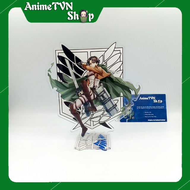 Tượng Mica Standee anime/manga Attack on Titan (Tấn công người khổng lồ) - Nhựa Cứng Acrylic In nhiều chi tiết sắc nét