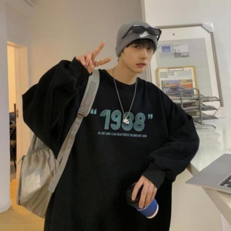 FREESHIP XTRA Áo Sweater , Áo Nỉ 1988 Form Rộng Uniex Phong Cách Ulzzang | BigBuy360 - bigbuy360.vn