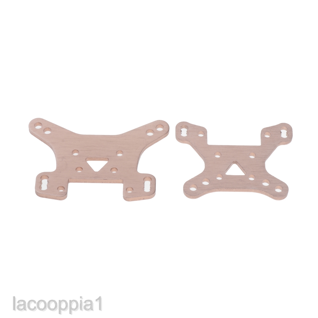 [LACOOPPIA1] 2pcs Metal 144001-1302 Front Rear Shock Tower for Wltoys 1/14 2.4G 4WD Buggy