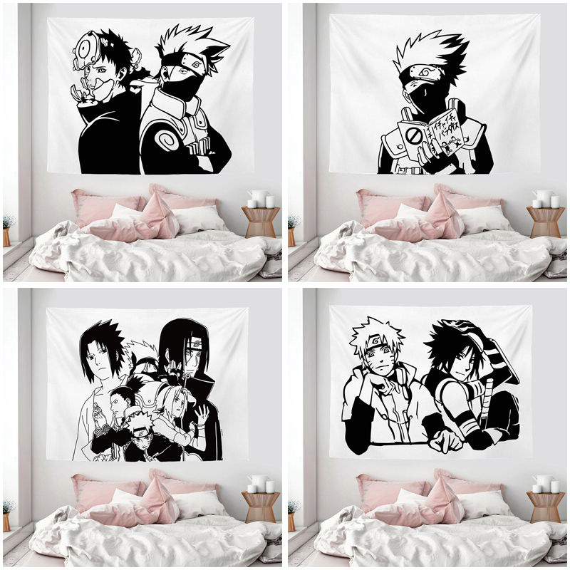 Thảm Treo Tường Trang Trí In Hình Nhân Vật Hoạt Hình Naruto