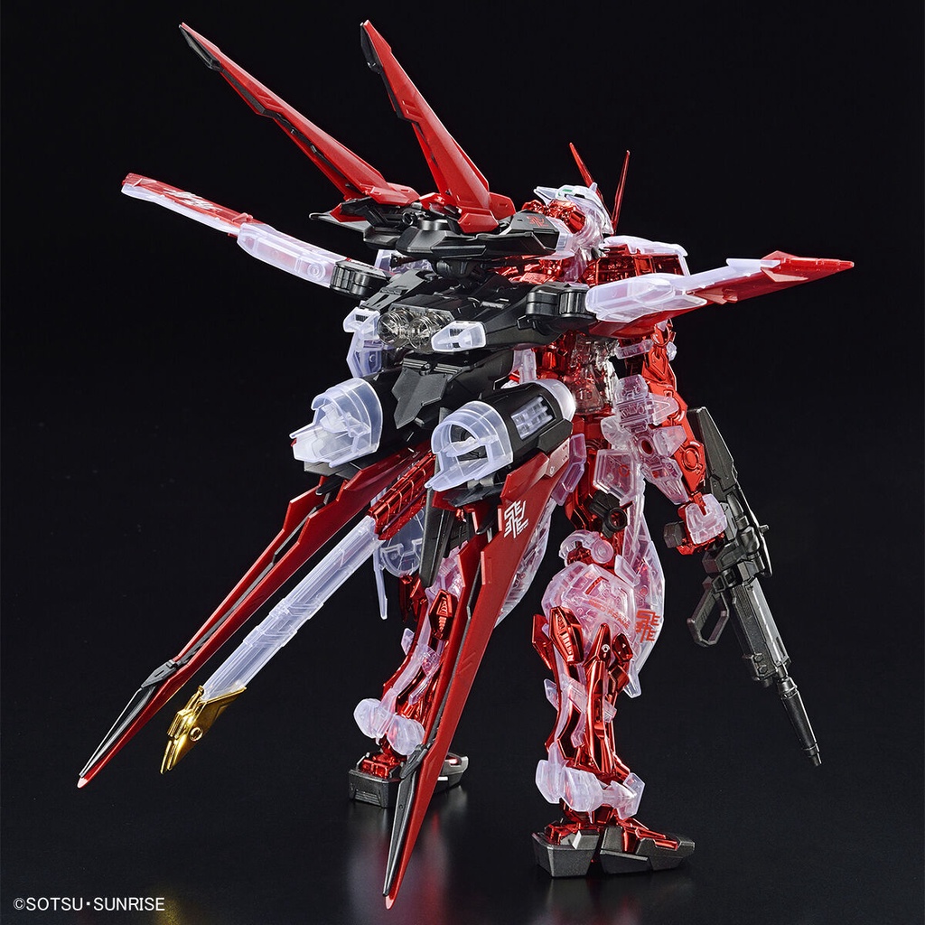 Mô Hình Lắp Ráp Gundam MG Astray Red Frame Flight Unit + BuCUE Scouting Head Clear Color (The Gundam Base Limited)