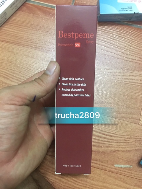 Xịt ghẻ Bestpeme spray 150ml