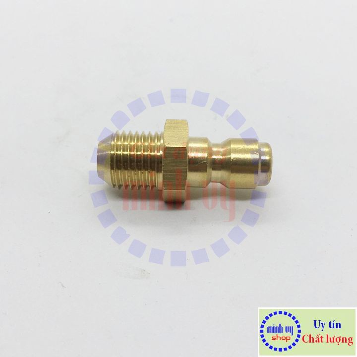 Đầu nối nhanh ĐỰC 1/4 inch - ren NGOÀI 14mm lồi -M1/4N14loi