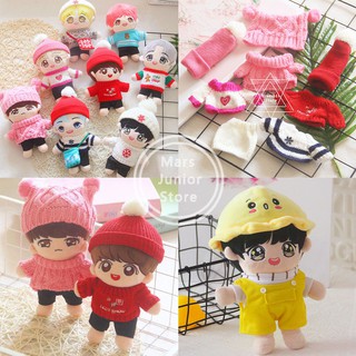 Búp bê nhồi bông 20CM BTS Doll Bangtan Boy hoặc quần áo cho bé