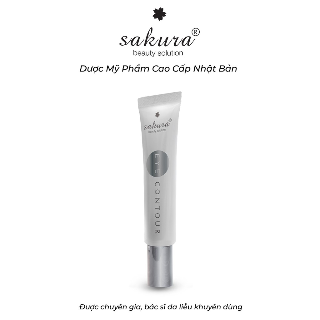 Serum Giảm Nhăn, Mờ Quầng Thâm, Giảm Bọng Mắt Sakura Eye Contour Serum