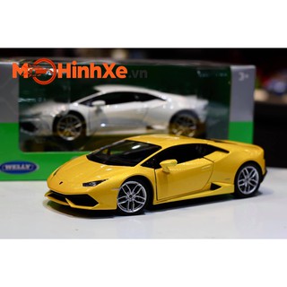MÔ HÌNH XE LAMBORGHINI HURACAN LP610-4 1:24 WELLY-FX