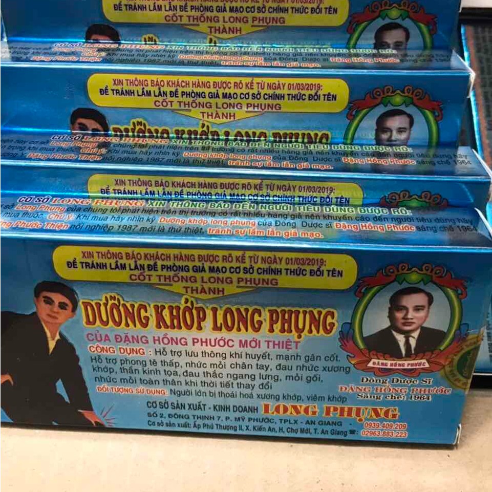 Dưỡng Khớp Long Phụng viên nhộng trắng, hỗ trợ giảm đau do phong tê thấp, nhức mỏi xương khớp (20 viên)