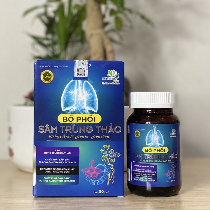 Viên bổ phổi sâm trùng thảo Tất Thành Pharma 30 viên