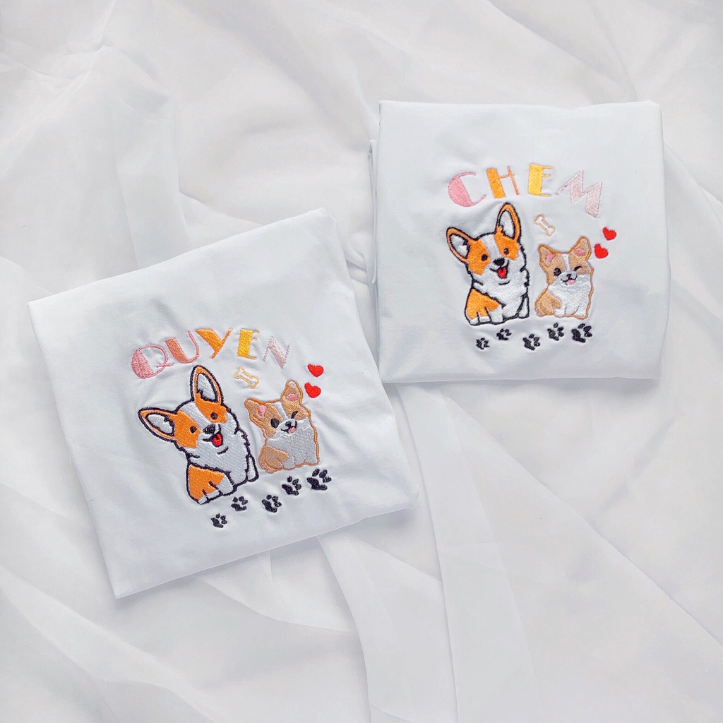 Áo thun thêu theo yêu cầu ĐEN Original tay lỡ form rộng phong cách riêng | BigBuy360 - bigbuy360.vn