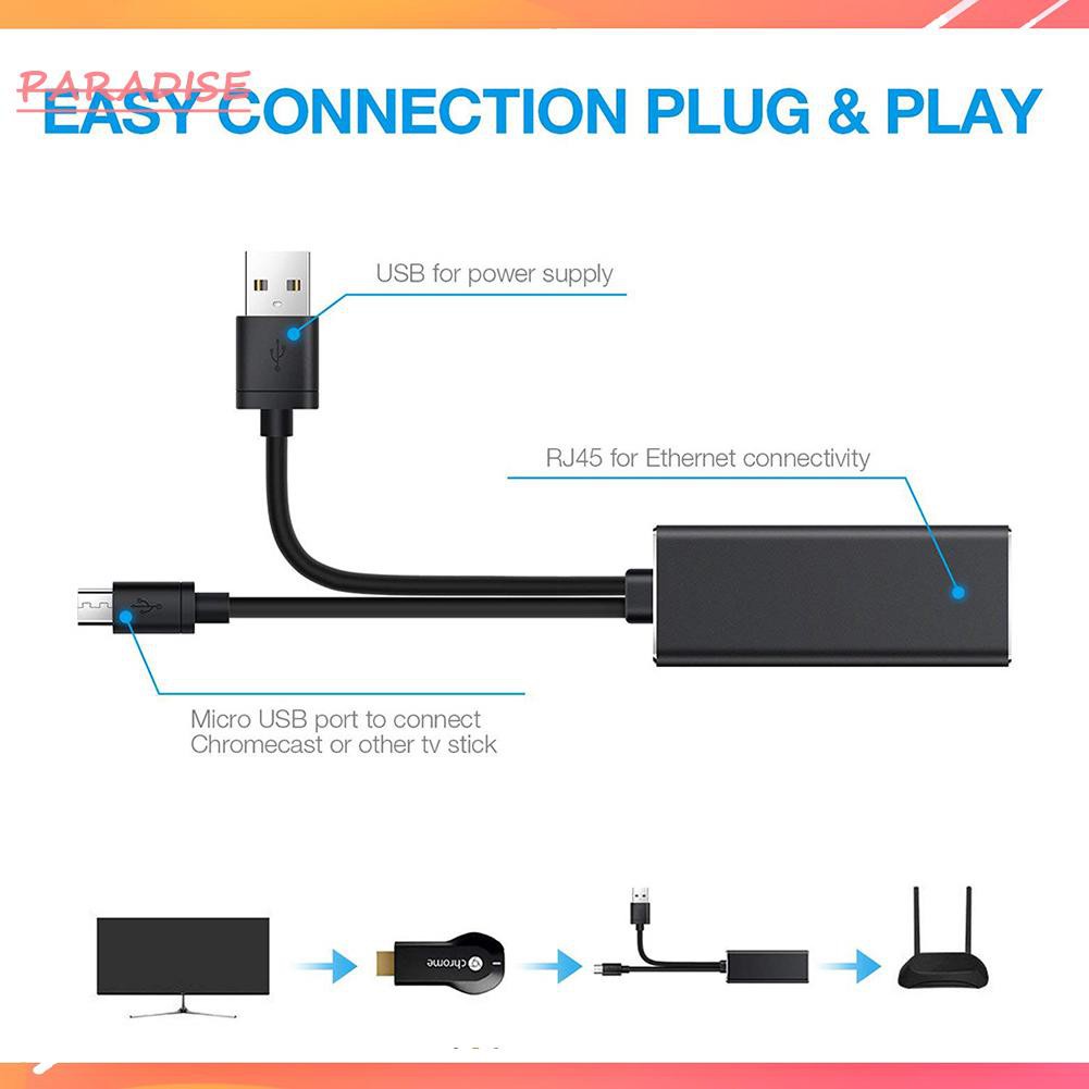 Bộ Chuyển Đổi Ethernet Thiên Đường Kính 1 Cho Amazon Fire Tv Google Home Mini Chromecast Ultra 2 1 | BigBuy360 - bigbuy360.vn