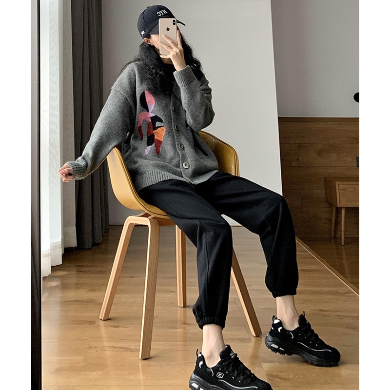 NRVP Quần Thể Thao Ống Rộng Phong Cách Hàn Quốc