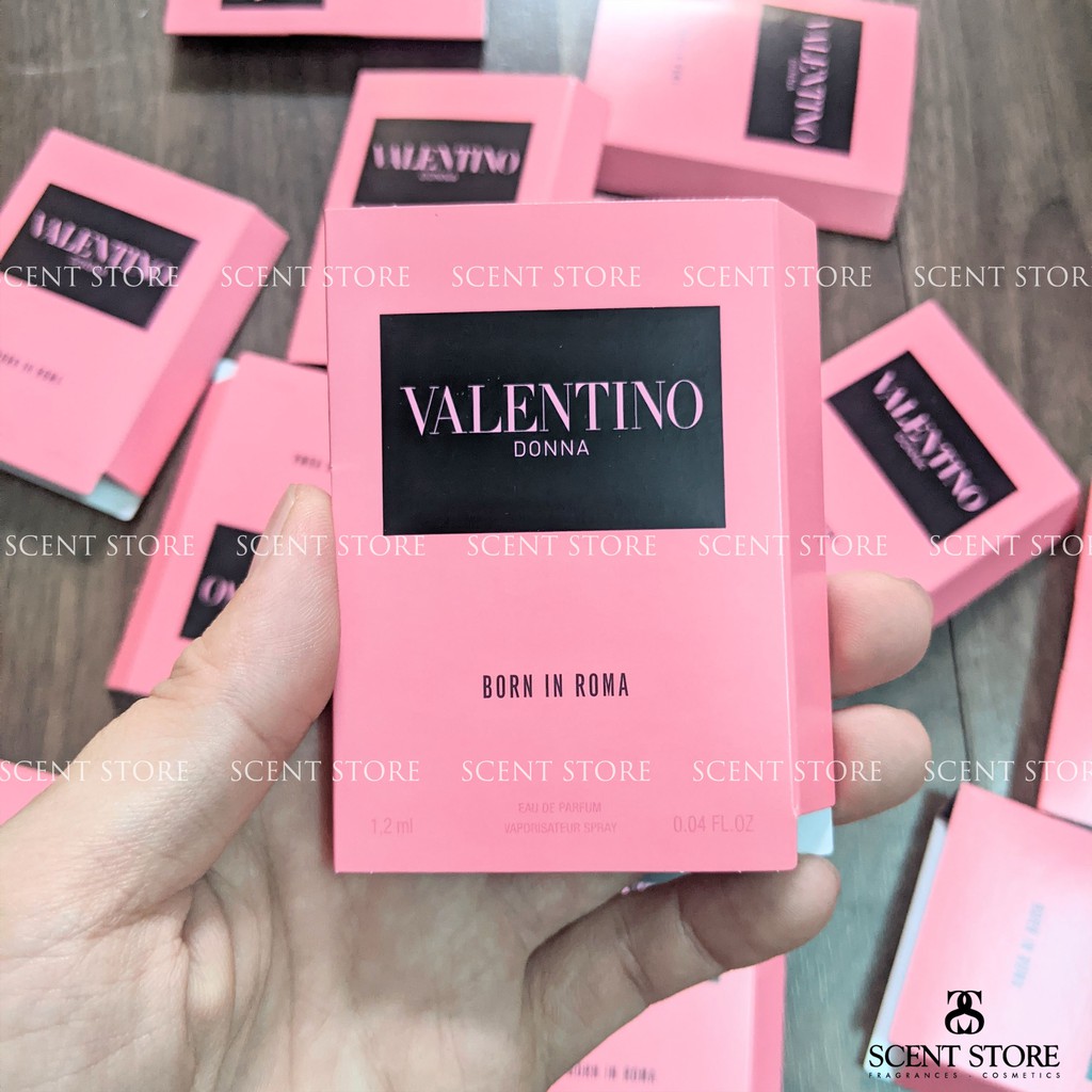Scentstorevn - Vial chính hãng nước hoa Valentino Donna Born In Roma, Coral Fantasy, Yellow Dream [1.2ml]
