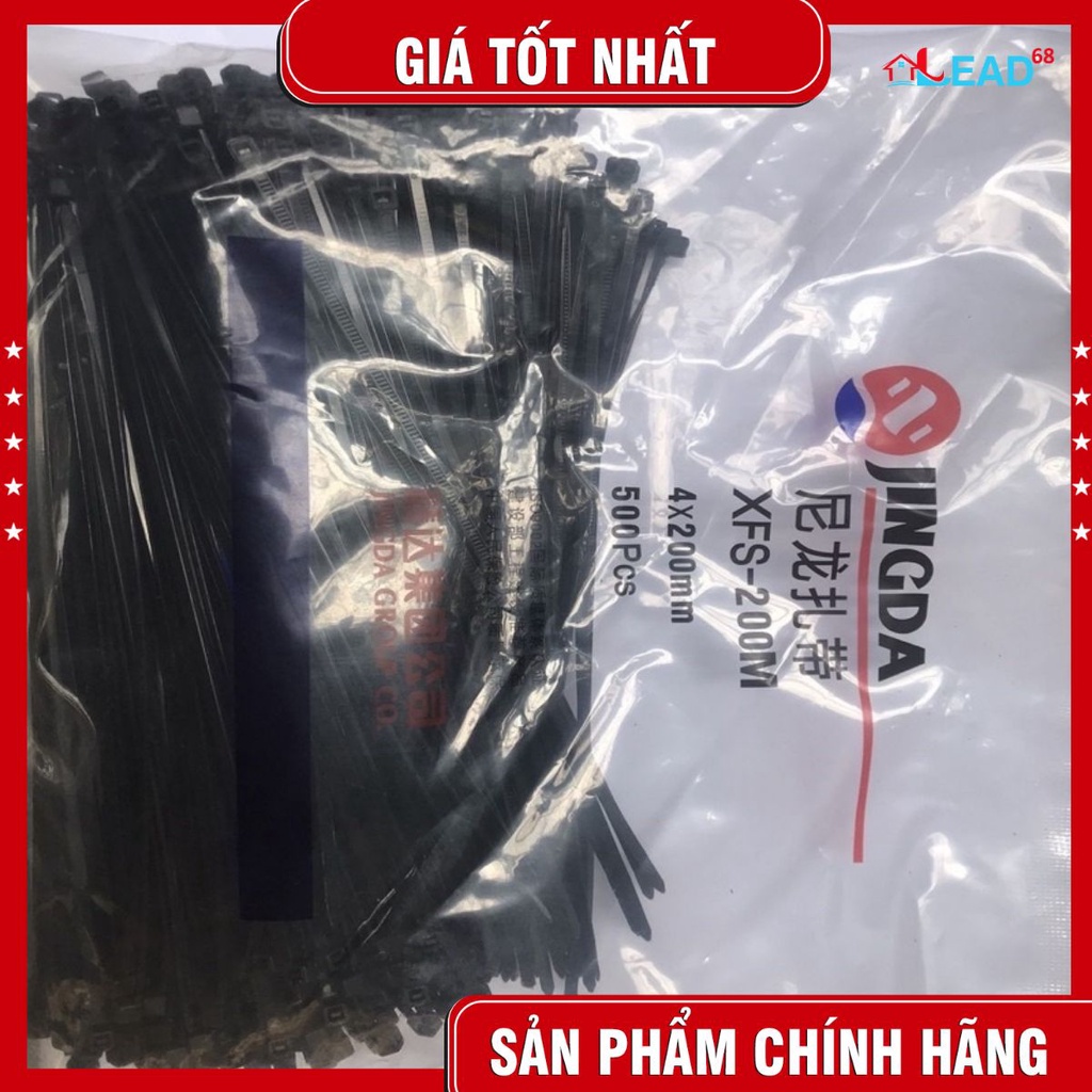 100g dây thít nhựa, dây rút Jingda nhieu cỡ