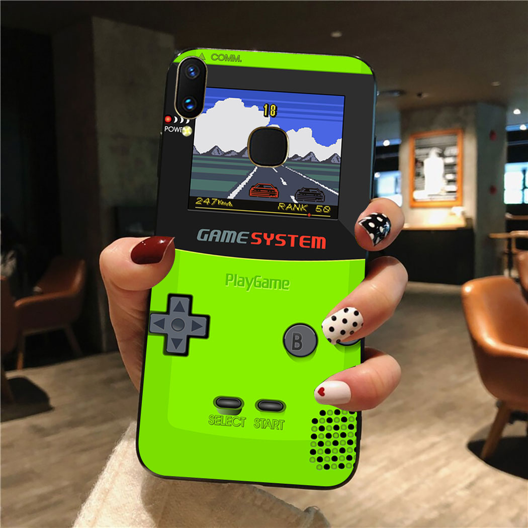 GAMEBOY Ốp Điện Thoại Silicon Mềm Hình Máy Chơi Game Xy45 Cho Vivo Y20s Y20i Y70 Y71 Y81 Y81s Y91 Y91c Y93 Y95 V20 Pro Se