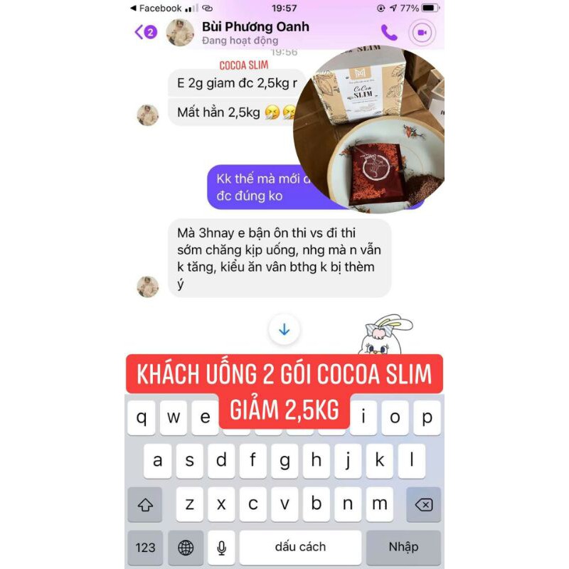 GIẢM CÂN COCOA SLIM [KHÔNG GIẢM HOÀN TIỀN ][100% NGUYÊN LIỆU THIÊN NHIÊN]-CHÍNH HÃNG - AN TOÀN HIỆU QUẢ NHẤT HIỆN NAY | BigBuy360 - bigbuy360.vn