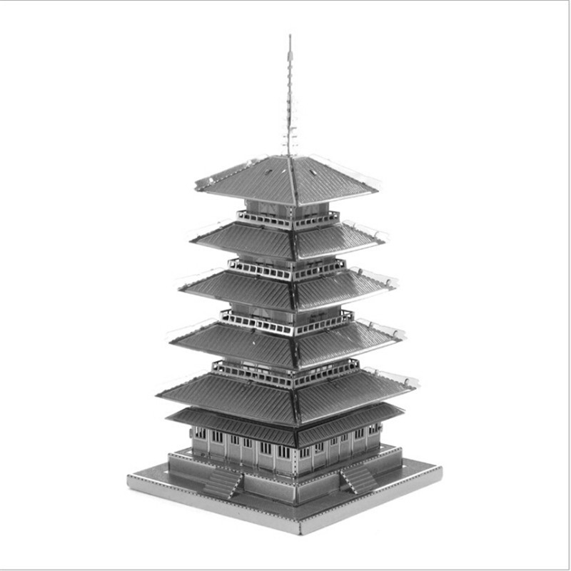 Đồ chơi lắp ghép mô hình tùy chọn bằng kim loại mini cắt laser kiểu dáng 3D DIY