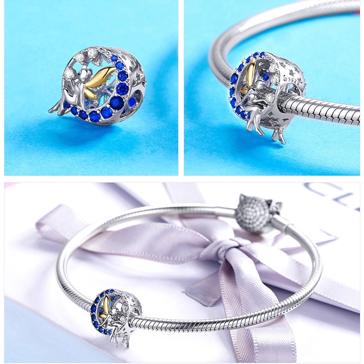Mặt Dây Chuyền Bamoer bạc 925 Thanh Lịch