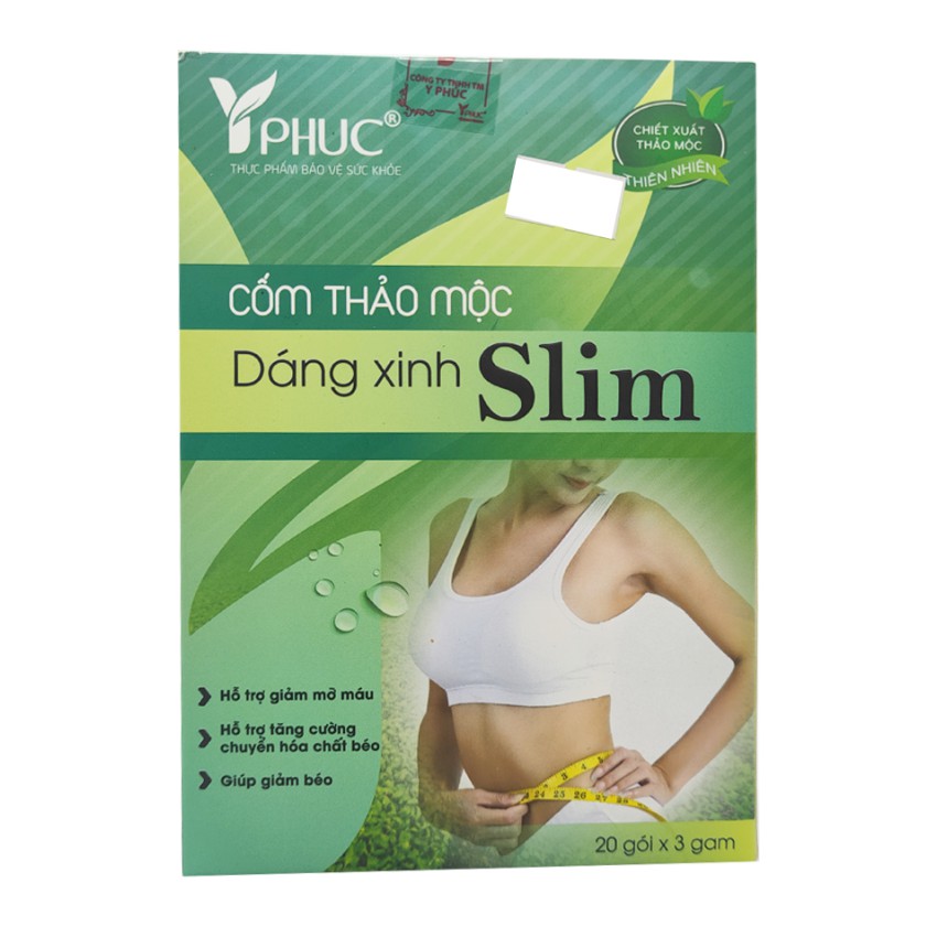 Cốm Thảo Mộc Dáng Xinh Slim - hỗ trợ giảm béo, giảm mỡ máu!