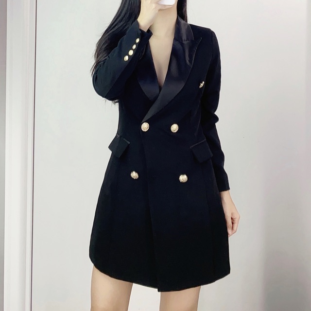 (Ảnh thật) A1351 Áo vest cổ lụa