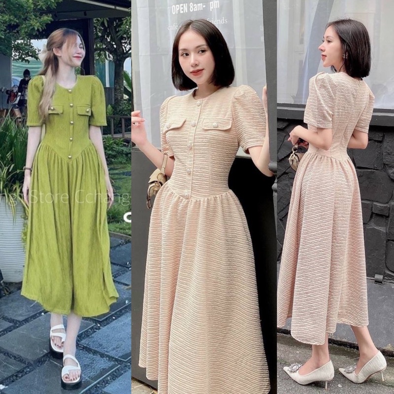 ĐẦM MIDI TÚI NẮP