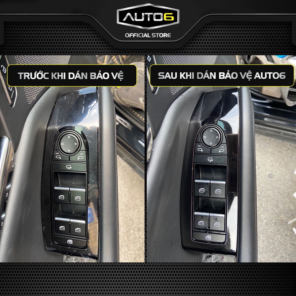 Bộ 7 chi tiết Film PPF trong suốt dán xe MAZDA3 2020-2023 chống xước bảo vệ nội thất ô tô - AUTO6